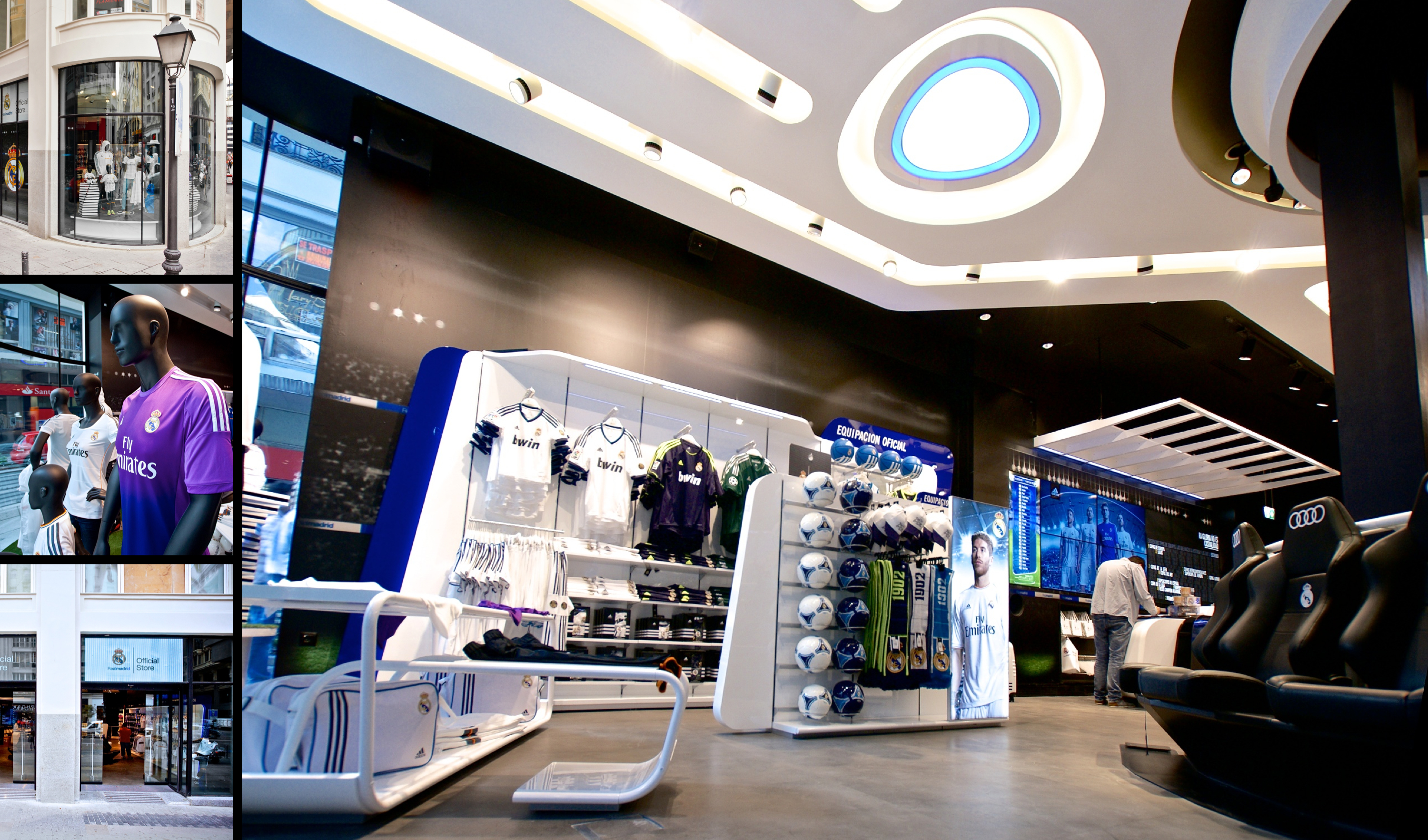 Download this Sanzpont Arquitectura Real Madrid Official Store Gran Via picture